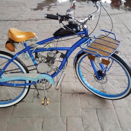 Bicicleta Huffy Retro doble freno de disco Motor 2 T