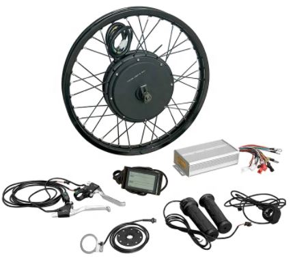 Kit de bicicleta eléctrica con motor de cubo trasero de imanes de 72v 3000 vatios 50H con pantalla LCD SW900