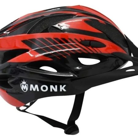 Kit Casco Bicicleta Con Vicera + 1luz Roja+ 1mascara Facial