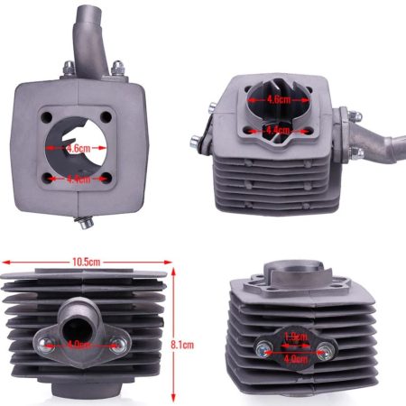 Tensor de cadena para Motor de bicicleta, pieza para Motor de cilindro de 80cc, 40mm, 2 en 1, , tubo para Motor motorizado