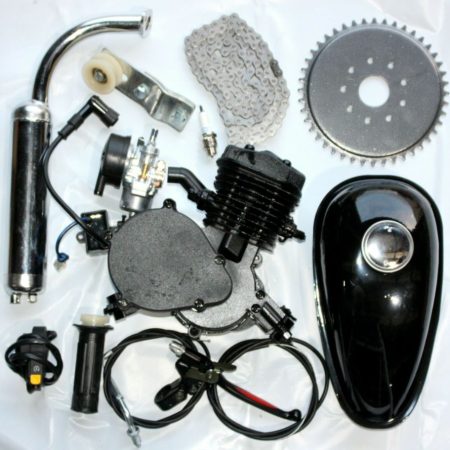 Motor Negro 80CC 2 T Kit  36/44T