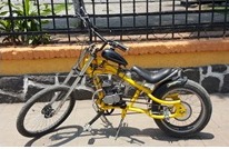 Bicicleta chopper de Colección Motor 80cc 2T sprock 44T